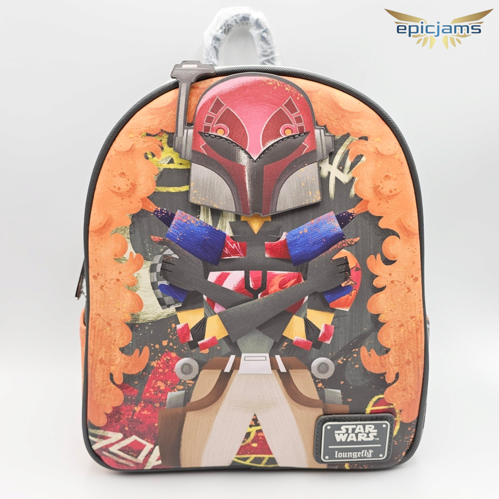Loungefly Star Wars Sabine Spray Paint Mini Backpack